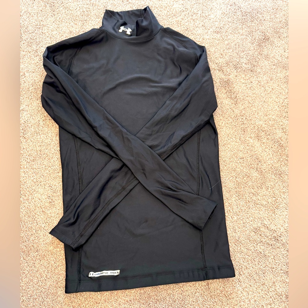 UA Under Armour Men's Medium compression mock neck cold gear shirt